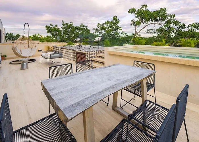 Apartamento Casa Libre - Incredible Huge With Private Pool And Terrace In Aldea Zama By Staypodio 301